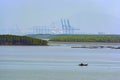 Cai Mep International Terminal, Vietnam. Royalty Free Stock Photo