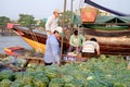 Cai Rang floating market, Can Tho, Vietnam Royalty Free Stock Photo