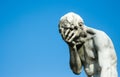 Cain statue in Tuileries Garden in Paris Royalty Free Stock Photo