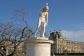 Cain statue in Tuileries garden. Paris, France Royalty Free Stock Photo