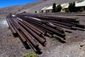 Caipe railway station in the Arizaro salt flat