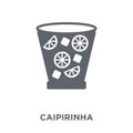 Caipirinha icon from Drinks collection. Royalty Free Stock Photo