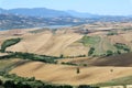 Cairano - Panorama di campi coltivati Royalty Free Stock Photo