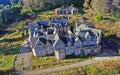 Cairdhu hospital Derelict house Co Antrim Royalty Free Stock Photo