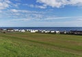 Cairds Park Recreation Ground and Campsite at Johnshaven on the East Coast of Scotland Royalty Free Stock Photo