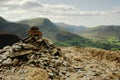 Cairn on Cat Bells Royalty Free Stock Photo