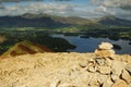 Cairn on Cat Bells Royalty Free Stock Photo