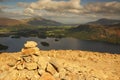Cairn on Cat Bells Royalty Free Stock Photo