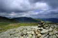 Cairn on Dove Crag Royalty Free Stock Photo