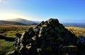Cairn on Grea Sca Fell Royalty Free Stock Photo