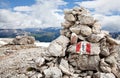 Cairn hiking trail Royalty Free Stock Photo