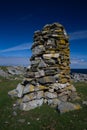 Cairn on the Hilside in the Outer Hebrides