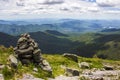 Cairn on Mount Marcy Royalty Free Stock Photo