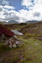 Cairn over Blackbeck Tarn Royalty Free Stock Photo