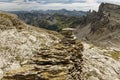 A cairn on the road is a sign of being well oriented.