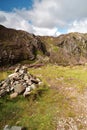 Cairn to Haystacks Royalty Free Stock Photo