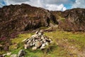 Cairn to Haystacks Royalty Free Stock Photo
