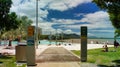 Cairns, Australia, city view, municipal pool near ocean, local attraction