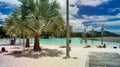 Cairns, Australia, city view, municipal pool near ocean, local attraction