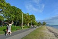 Cairns Esplanade in Queensland Australia Royalty Free Stock Photo