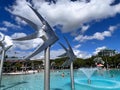 Cairns Esplanade Swimming Lagoon Queensland Australia Royalty Free Stock Photo