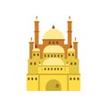 Cairo Citadel, ancient Egypt symbol vector Illustration
