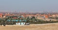 Cairo city skyline, Giza Plateau, Egypt