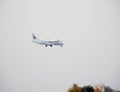 Cairo, Egypt, December 16 2022: Air Cairo plane ready to land in the airport, Air Cairo is a hybrid airline based in Cairo, Egypt Royalty Free Stock Photo