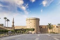 CAIRO, EGYPT - DECEMBER 29, 2021: The Burj al-Muqattam, a large tower of Cairo Citadel in Cairo Royalty Free Stock Photo