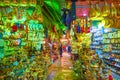 The souvenir department in Khan El-Khalili market, Cairo, Egypt