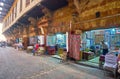 The stalls in Tentmakers alley, Cairo, Egypt Royalty Free Stock Photo