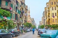 Mohamed Farid street in Cairo, Egypt