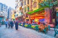 The Egyptian cuisine cafe in Cairo