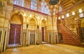 Interior of Khayrbak Mosque, Cairo, Egypt