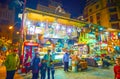 The sweets cafe in Khan El-Khalili Market, Cairo, Egypt Royalty Free Stock Photo