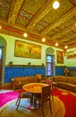 Splendid interiors of Manial Palace, Cairo, Egypt