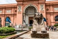 CAIRO, EGYPT 25.05.2019 Exterior of the Egyptian Museum Antiquities one of the most famous museums of the world