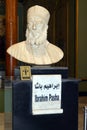 Cairo, Egypt, January 7 2023: Ibrahim Pasha statue, an Ottoman Albanian general in the Egyptian army and the eldest son of
