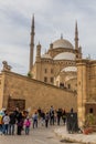CAIRO, EGYPT - JANUARY 29, 2019: Mosque of Muhammad Ali in the Citadel in Cairo, Egy Royalty Free Stock Photo