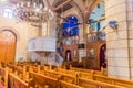 CAIRO, EGYPT - JANUARY 28, 2019: Small prayer hall of St George Church in the coptic part of Cairo, Egy Royalty Free Stock Photo