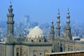 Sultan Hassan and Al Rifa'i Mosques in old Cairo city Citadel square, very famous Islamic mosques i Royalty Free Stock Photo