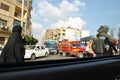 View of Cairo Street from the car Royalty Free Stock Photo