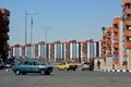 Egyptian social residential buildings inside a new compound that families of slums were moved to free furnished apartments