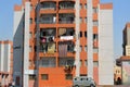 Egyptian social residential buildings inside a new compound that families of slums were moved to free furnished apartments