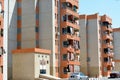 Egyptian social residential buildings inside a new compound that families of slums were moved to free furnished apartments