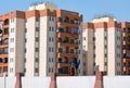 Egyptian social residential buildings inside a new compound that families of slums were moved to free furnished apartments