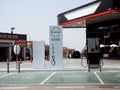Cairo, Egypt, June 9 2023: EV charging station outdoors in Egypt for EV car or electric vehicle, Eco-friendly alternative