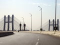 The Rod El Farag Axis Tahya Misr Masr Bridge, the world's widest cable-stayed bridge