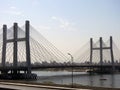 The Rod El Farag Axis Tahya Misr Masr Bridge, the world's widest cable-stayed bridge according to Guinness