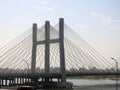 The Rod El Farag Axis Tahya Misr Masr Bridge, the world's widest cable-stayed bridge according to Guinness